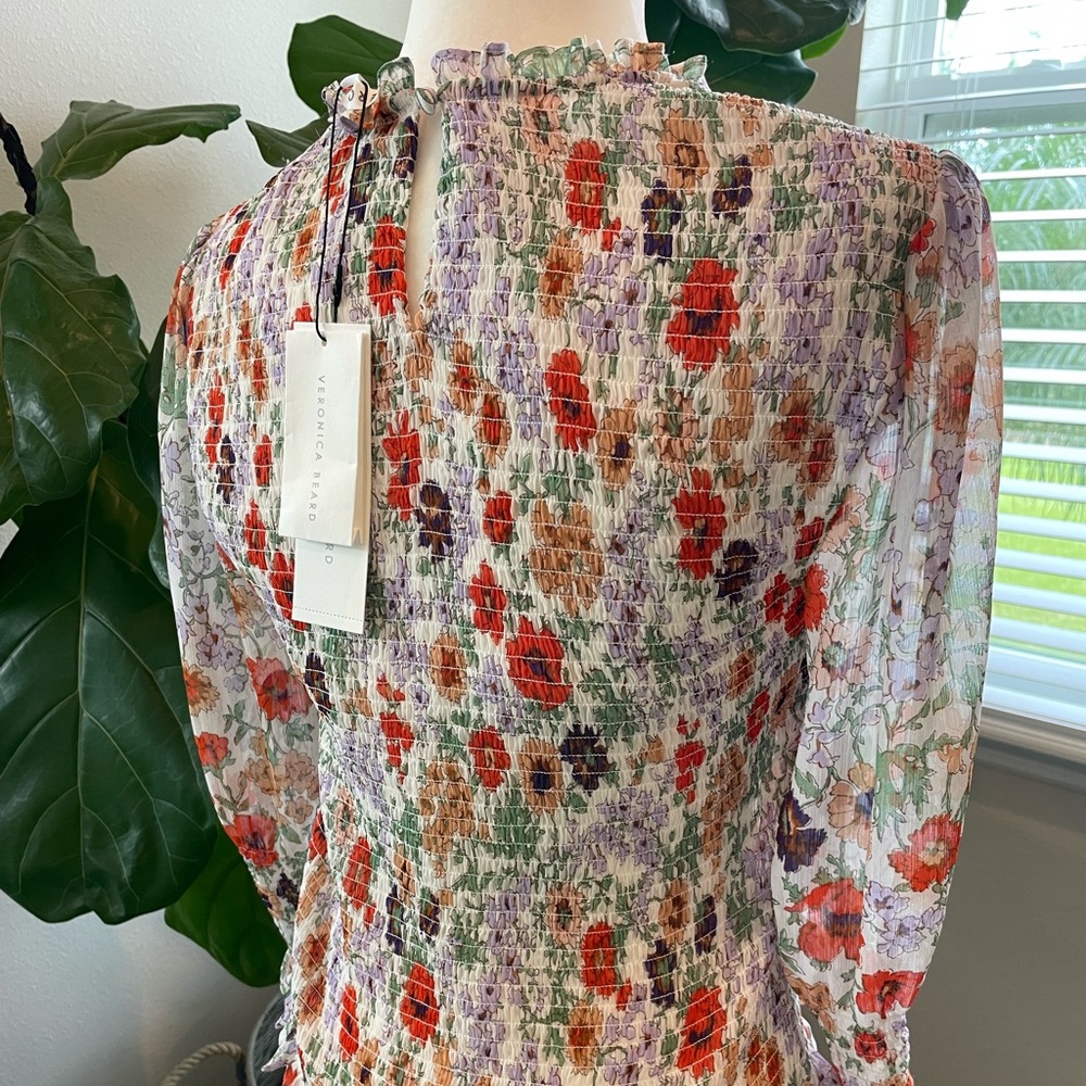 Veronica Beard Kali Floral Blouse